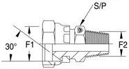 Hydraulischer BSP-Adapter