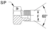 Adaptador hidráulico BSP