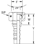 SC771 Hydraulikanschluss